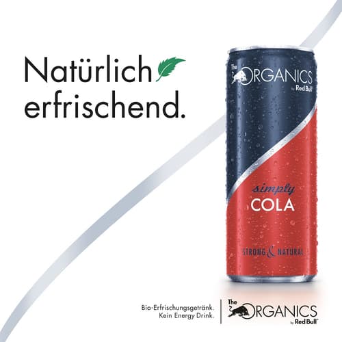 Organics by Red Bull Erfrischungsgetränk simply Cola, 250 ml