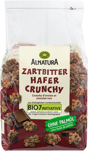 Alnatura Bio Crunchy Hafer Mit Dunkler Schokolade Gurkerl At Dein Neuer Online Markt
